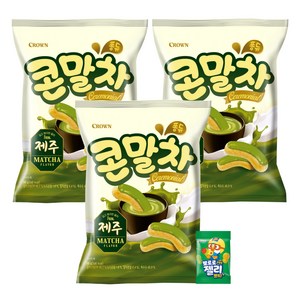 크라운 제주 콘말차(+쁘띠젤리 증정), 3개, 66g