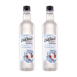 다빈치 바이주플레이버 시럽 750ml, 2개