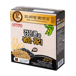 삼육두유 검은콩과볶은귀리, 190ml, 32개