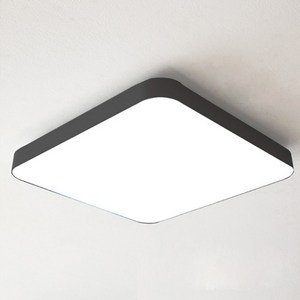 LIGHTING EVER LED 시스템 방등 삼성칩 50W_블랙 심플 천장등