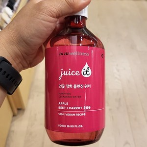 웰니스 주스잇 연꽃 정화 클렌징워터 500ml, 500g, 1개