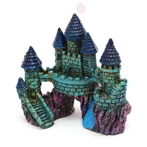 ^^혀니스토어 워터월드 수족관 성벽 장식 C1 가정용수족관