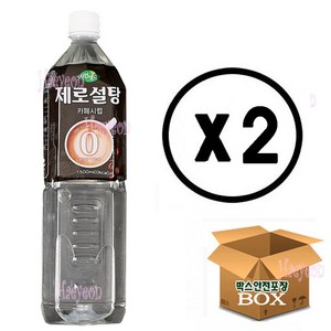 희창 자연생각 제로설탕 카페시럽(무설탕 제로 칼로리), 2개, 1.5L