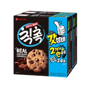 롯데제과 칙촉 오리지날 과자쿠키 24p, 168g, 2개