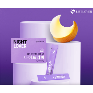 나이트러버 타우린 멜라토닌 글리신 L-테아닌 GABA 가바 라이프러버, 1박스, 90g