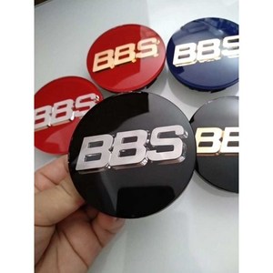 bbs 휠캡 아크릴 마크 자동차 커버 튜닝 센터캡, 56mm 블랙 골드, 1개