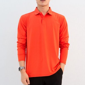 마이폴 스판 골프 무지 긴팔 카라 티셔츠 PK 남녀공용 MYP-9019