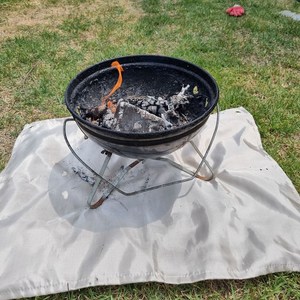 해피센스 방염포 캠핑방염매트 50X50CM, 1개