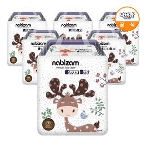 나비잠 슈퍼드라이(팬티) 점보형 6팩 기저귀, 점보형(2XL), 132매