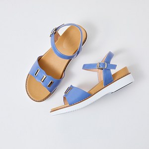 슈디 초특가 소가죽 여성용 트윙클 컴포트 샌들(소가죽)