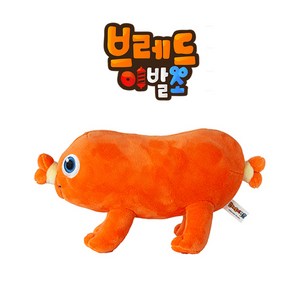 브레드이발소 소시지 인형 25cm, 혼합색상