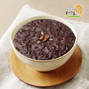 다림죽 시원하게 먹으면 더 맛있는 단팥죽 5팩 세트, 02_단팥죽500g_5팩, 500g, 5개