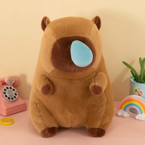 콧물 흘리는 카피바라 인형, 35cm, 1개