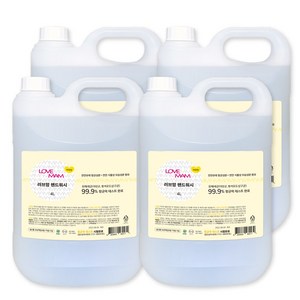 러브맘 핸드워시 청포도 리필, 1개, 4L