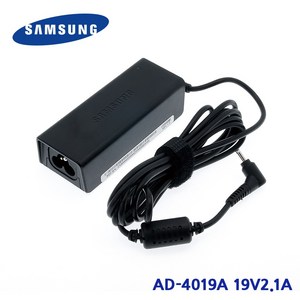 삼성전자 AD-4019A 19V 2.1A 40W 어댑터 노트북 충전기 외경 3.0mm, AD-4019A + 케이블