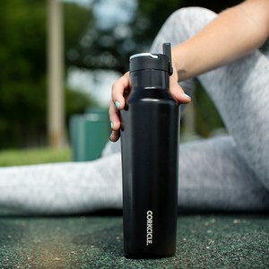 [공식수입원] 콕시클 스포츠 캔틴 텀블러 보온 보냉 진공 tumbler 휴대용 물병 591ml, 매트블랙, 1개