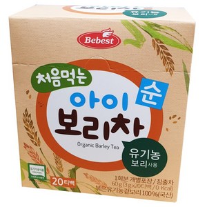 베베스트 처음먹는 아이 보리차, 60g, 20개, 1개