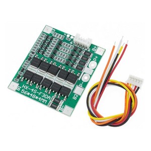 18650 리튬이온 폴리머 보호회로 4S 30A 16.8V PCM BMS 4셀 회로, D130_4S 30A 보호회로, D130_4S 30A 보호회로