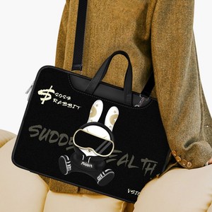 마법의 주머니 트렌드 풀오픈 대용 캐릭터 방수 노트북 핸드백, CC-351, 1개