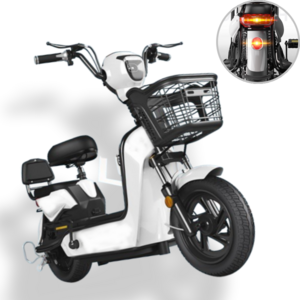 스비노 전기 스쿠터 전동 자전거 출퇴근 성인 최신형 고출력 48V 배터리, 일반형, 화이트