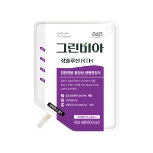 정식품(그린비아) 그린비아 장솔루션 알티에이치(RTH) 400ml X20팩, 20개