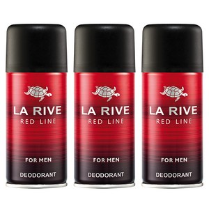 [공식수입] 라리브 남녀 퍼퓸 데오드란트 3개 150ml*3개, (맨) Red-Line 데오드란트 150ml