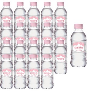 지리산수 핑크 에디션 생수, 330ml, 20개