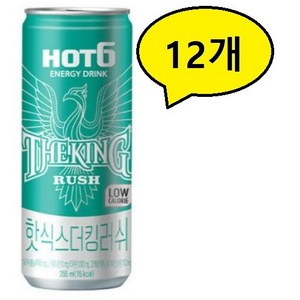 롯데칠성 핫식스 더킹 러쉬, 355ml, 12개