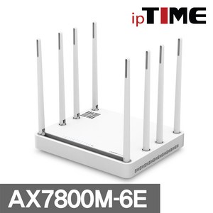 아이피타임 AX7800M-6E 기가비트 유무선 공유기 2.5Gbps, 1개