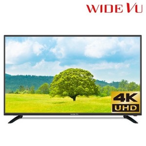 와이드뷰 43인치 UHD 4K TV/LED TV/삼성 정품 패널/셋톱박스/IPTV/티비/새상품