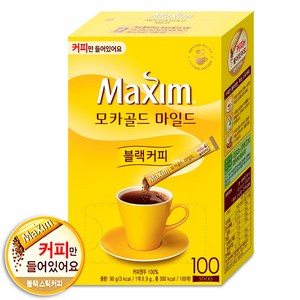 맥심 모카골드 마일드 블랙 커피, 900mg, 100개입, 4개