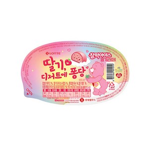 찰떡아이스 딸기라떼 24개, 90ml