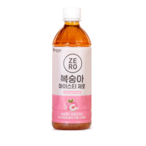 맥널티커피 복숭아 아이스티 제로, 500ml, 24개