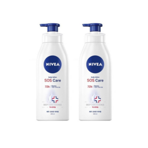 니베아 SOS 케어 바디로션, 400ml, 2개