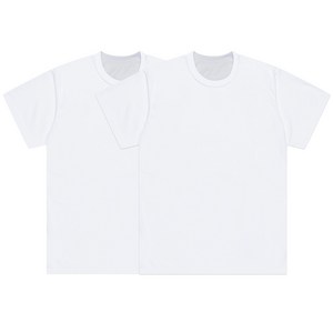언룩 빅사이즈 남녀공용 쿨 드라이 기능성 반팔 티셔츠 2XL-7XL 2장세트 5color