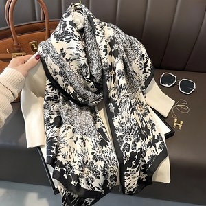 유카 사계절 고급스러운 롱 스카프