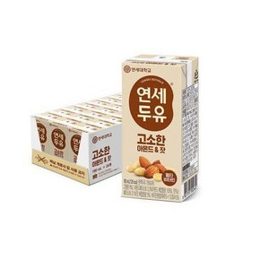 연세두유 고단백 아몬드 & 잣 두유, 24개, 190ml