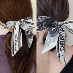 데일리 쁘띠 스카프 실크 럭셔리 머리스카프 헤어밴드 반다나 1+1이벤트