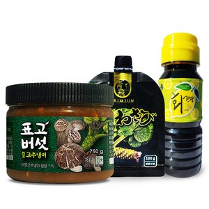 [Set4] 표고(750g)+생고추냉이(100g)+레몬회간장(100ml), 1개