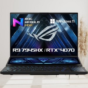 에이수스 ROG 제피러스 듀오 16 라이젠9 라이젠 7000 시리즈 지포스 RTX 4070, Black, 1TB, 32GB, WIN11 Home, GX650PI-NM021W