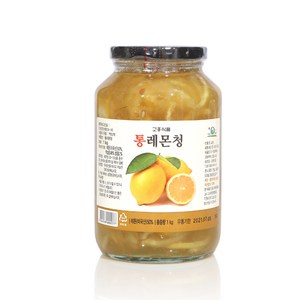 (고흥식품) 화학 첨가물이 없는 100% 통 레몬차, 1kg, 1개입, 1개