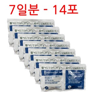 암웨이 뉴트리라이트 맨즈 에너지팩 1주일분 (14포) 종합비타민무기질 14가지비타민 오메가3 밀크씨슬 건강기능식품, 단품