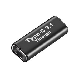 USB3.1 C타입 연장 젠더 커넥터 CtoC PD충전 데이터 전송 지원 케이블연장, 1개