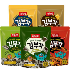 광천김 고소하고 바삭한 김부각 5종, 50g, 10개