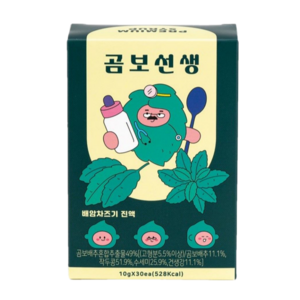 곰보선생 배암차즈기진액 곰보배추시럽 액상스틱, 300g, 3개