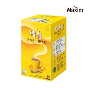 맥심 모카골드 마일드 커피믹스, 12g, 160개입, 1박스