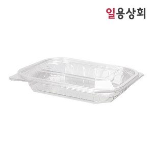 [ILYONG] 일회용 반찬 샐러드 용기 JH 203 소 390ml 200세트 투명, 200개, 1세트