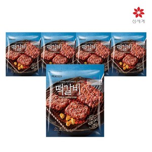 피코크 떡갈비 450g 5봉, 5개