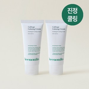 키노닉스 양배추 진정 수딩 크림 60ml, 2개