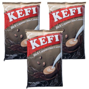 KEFI 케피 카푸치노 커피 캔디, 3개, 500g